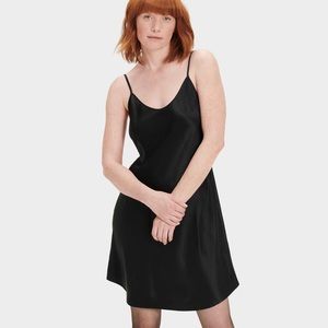 Black ugh satin/silk dress brand new with tags